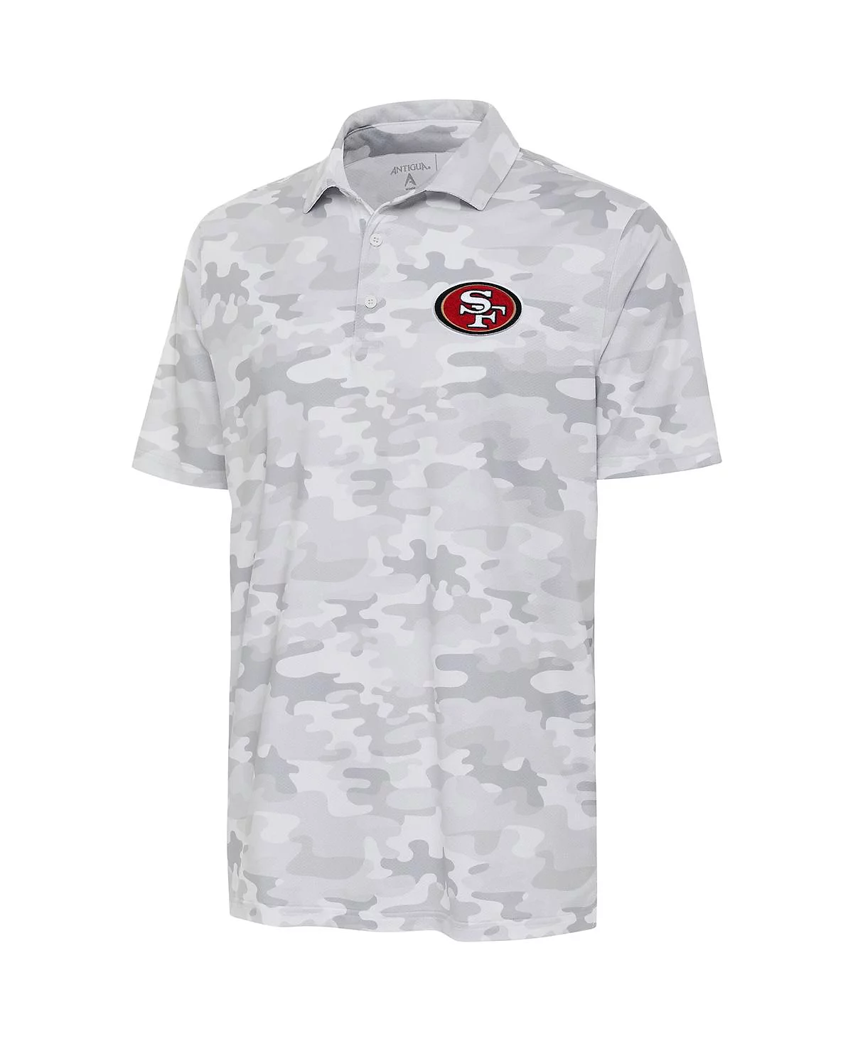 Мужское белое поло Antigua San Francisco 49ers Collide Polo 12890₽