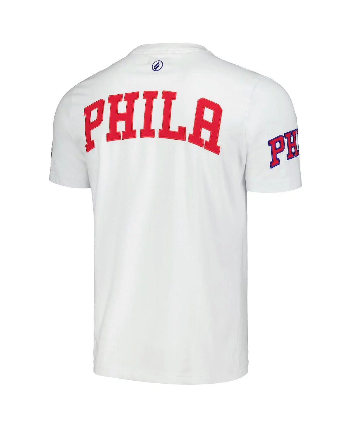 Мужская и женская белая футболка Philadelphia 76ers Heritage Crest от FISLL