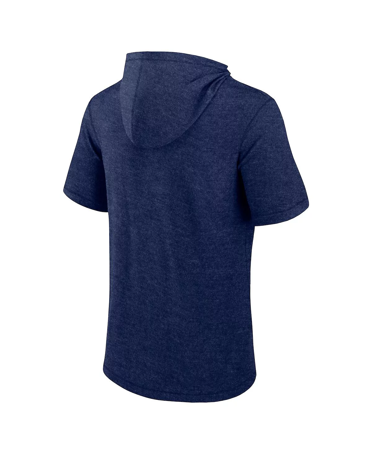 Fanatics Mens Heather Navy Cleveland Guardians Push Short Sleeve Pullover Hoodie 6990₽