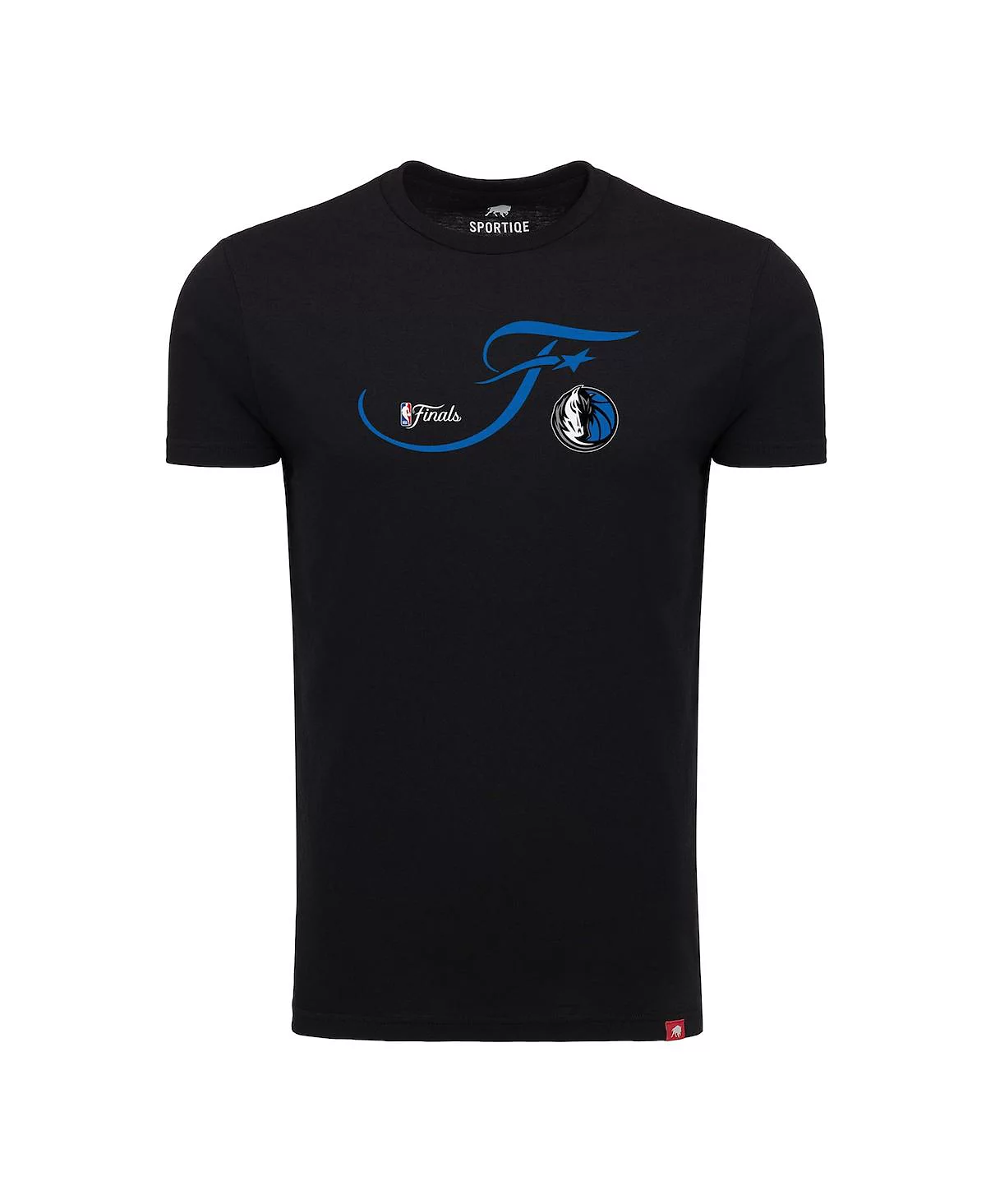 Sportiqe Mens and Womens Black Dallas Mavericks 2024 NBA Finals Super Soft Comfy Tri-Blend T-Shirt 6690₽