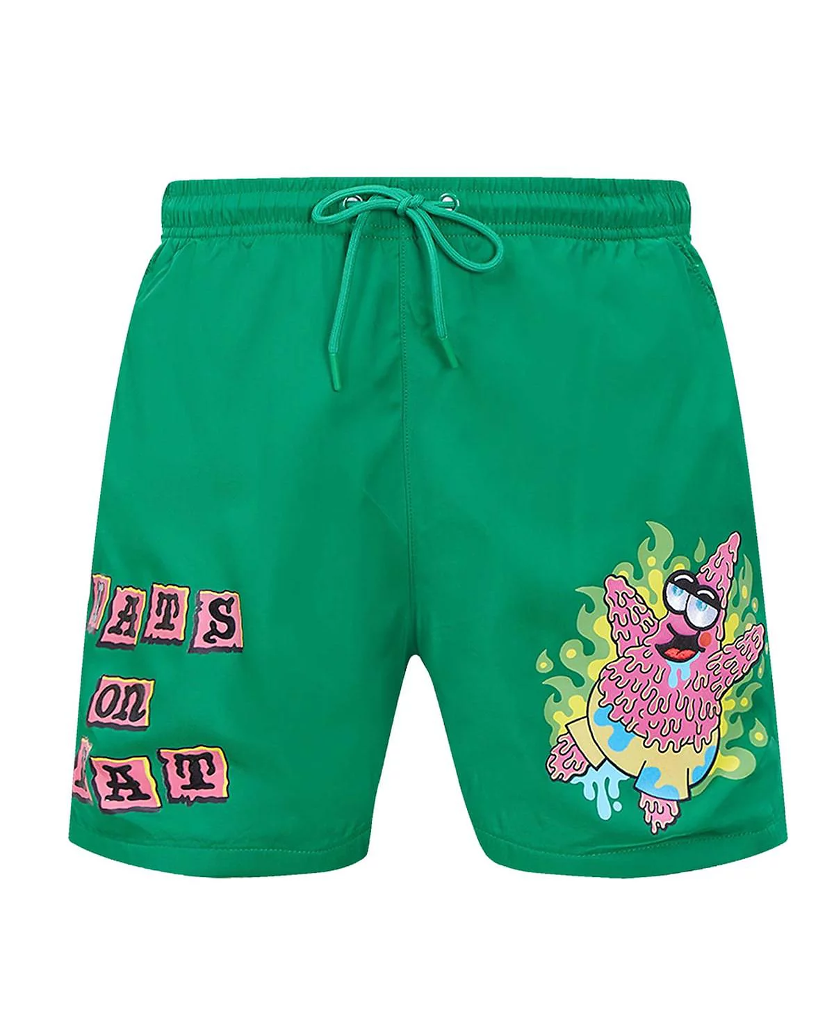 Freeze Max Mens Kelly Green SpongeBob SquarePants Krustypants Patrick Star Woven Shorts 9290₽