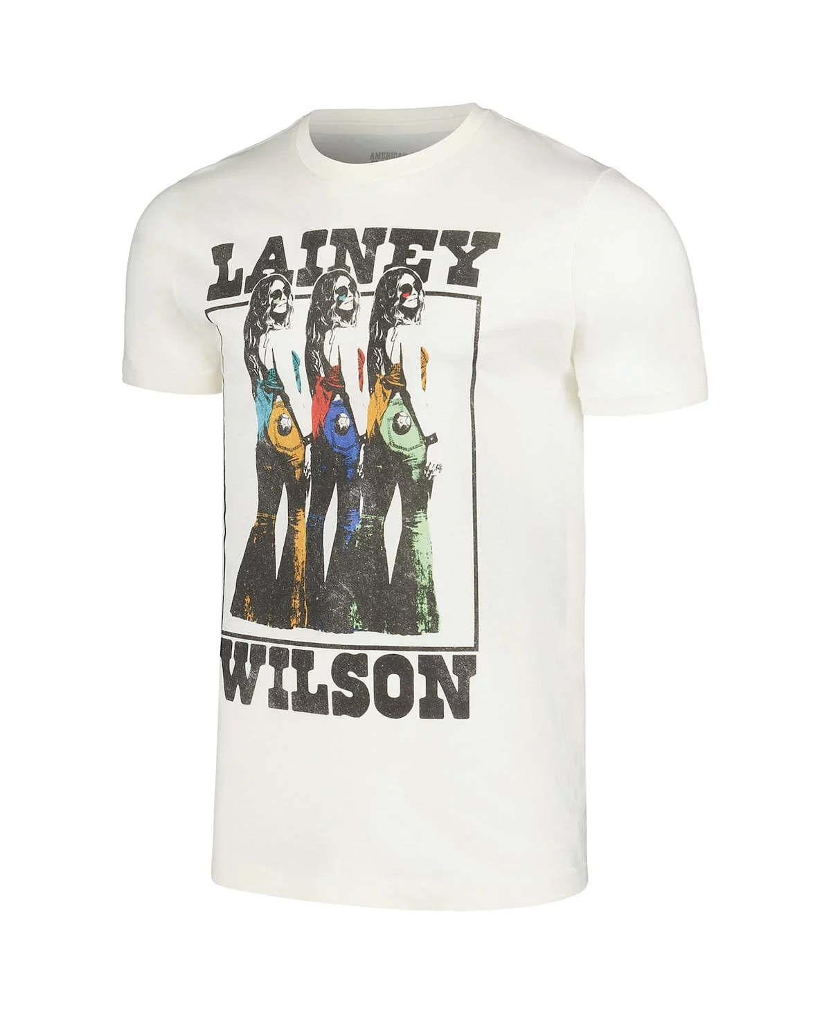 American Classics Mens and Womens Natural Lainey Wilson Photo Repeat Graphic T-Shirt 5290₽