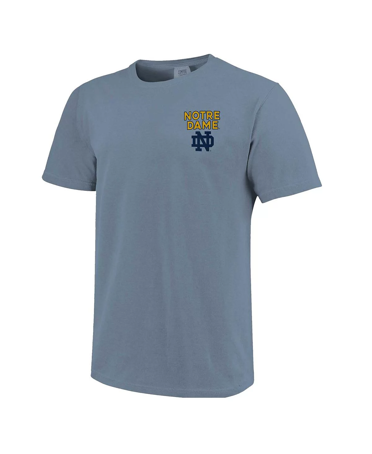 Image One Mens and Womens Light Blue Notre Dame Fighting Irish Hyper Local Campus River T-Shirt 6690₽