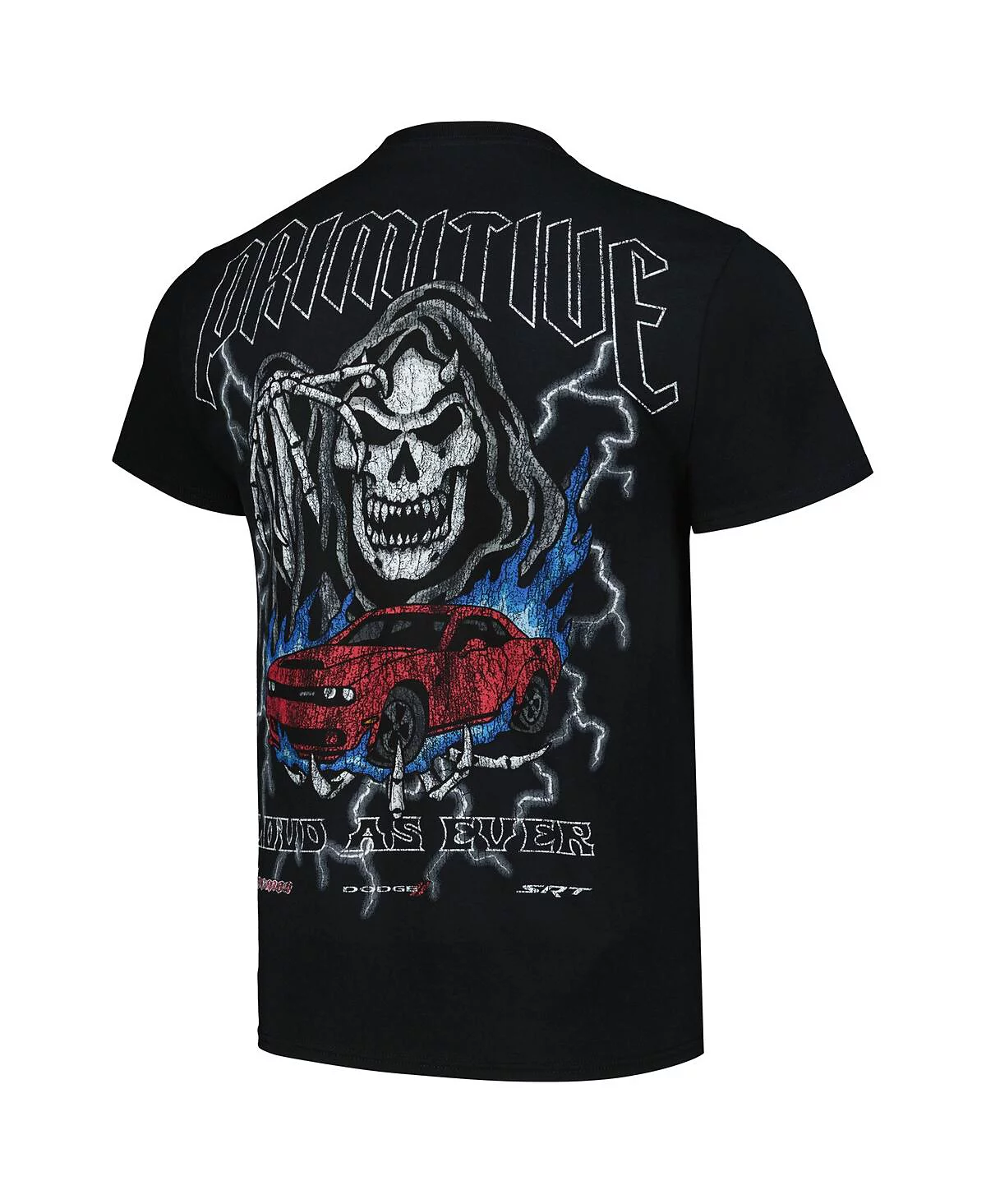 Primitive Apparel Men's Black Dodge Storm T-Shirt