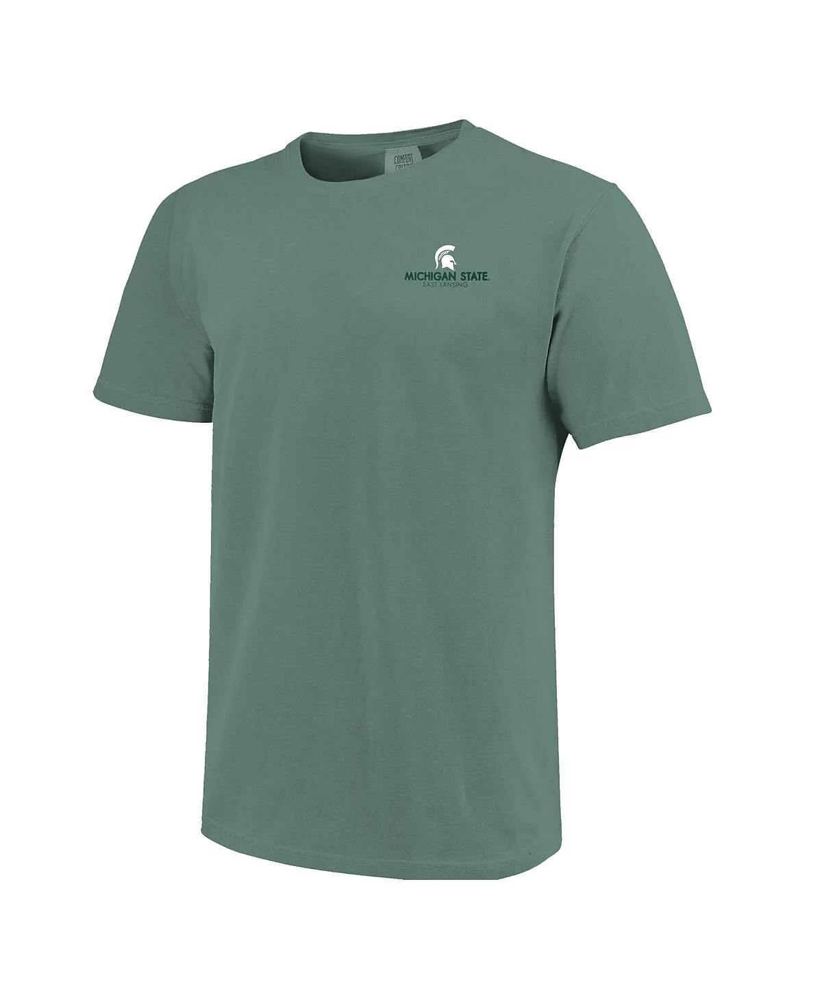 Image One Men's and Women's Green Michigan State Spartans Scenic Comfort Colors T-Shirt