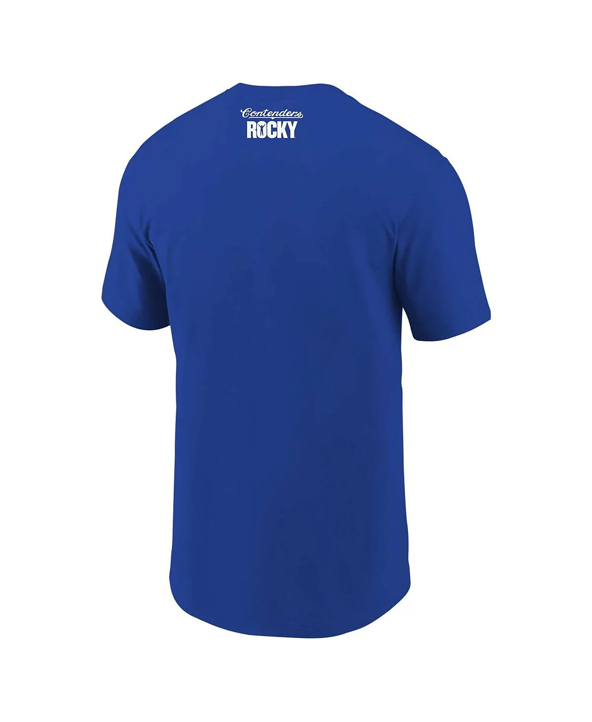 Contenders Clothing Mens and Womens Royal Rocky Worlds Will Collide T-Shirt 6690₽