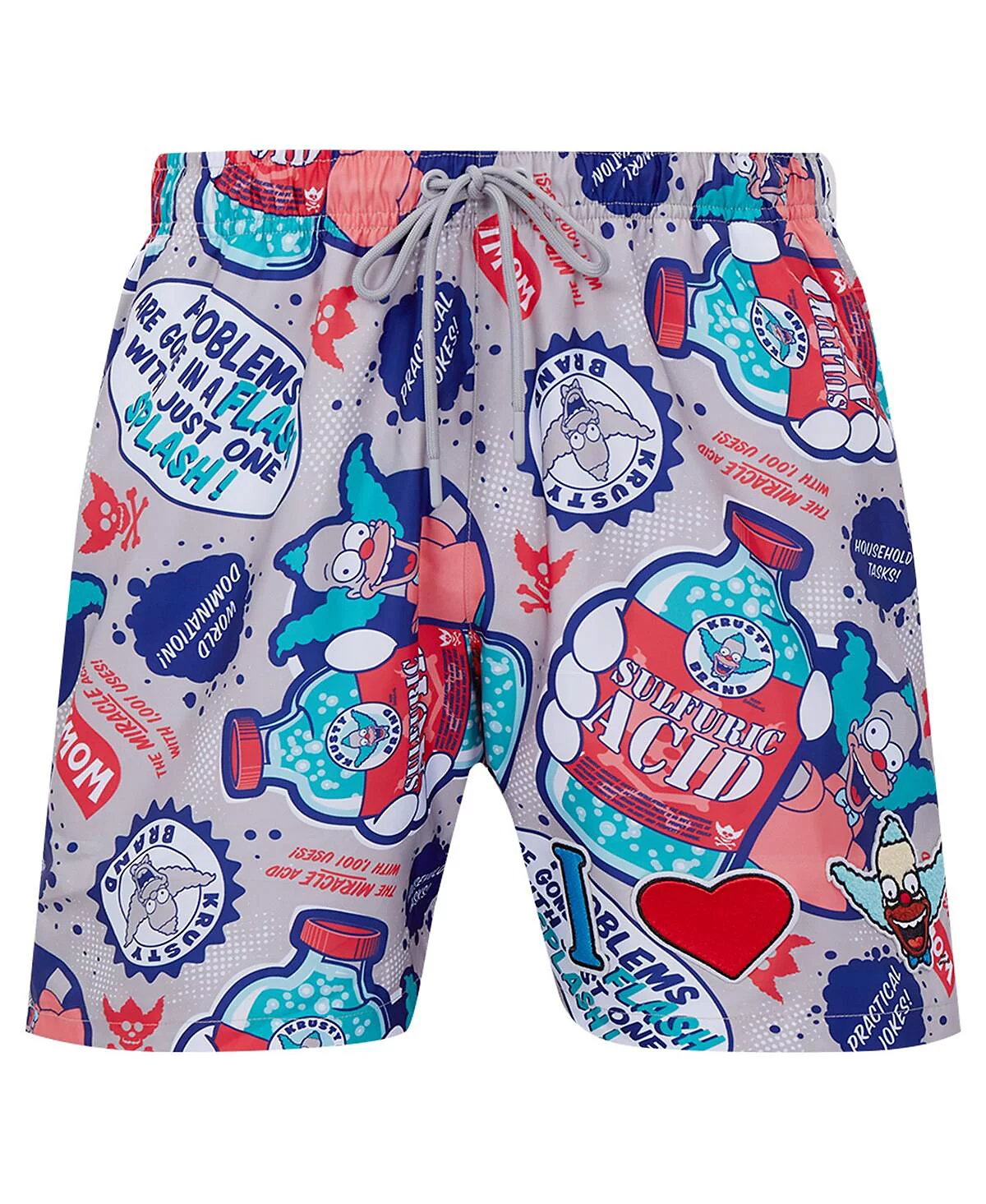 Freeze Max Mens Natural the Simpsons Krusty Kologne Woven Shorts 9290₽