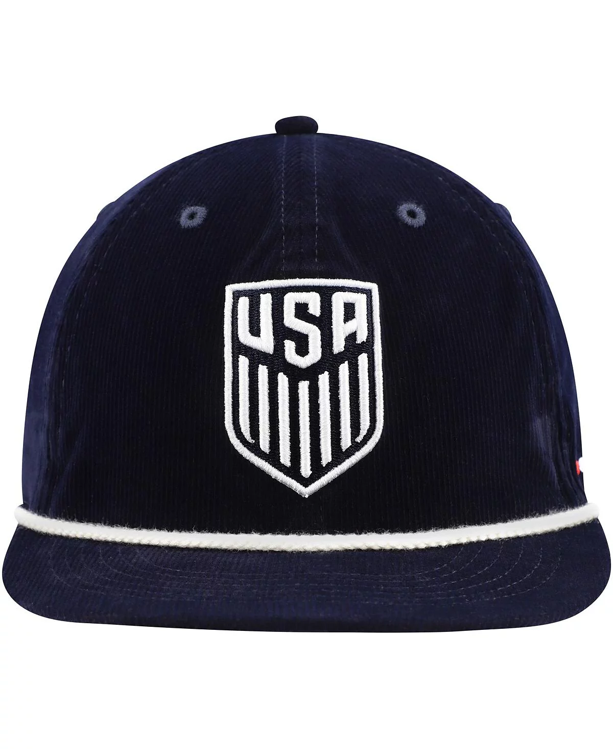 Fan Ink Mens and Womens Navy USMNT Snow Beach Corduroy Adjustable Hat 9290₽