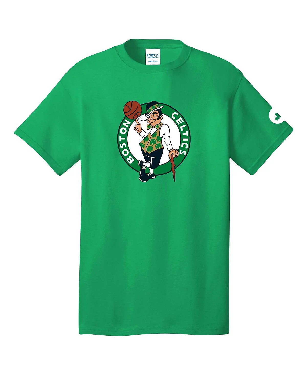 FISLL Men's and Women's Kelly Green Boston Celtics Lucky T-Shirt