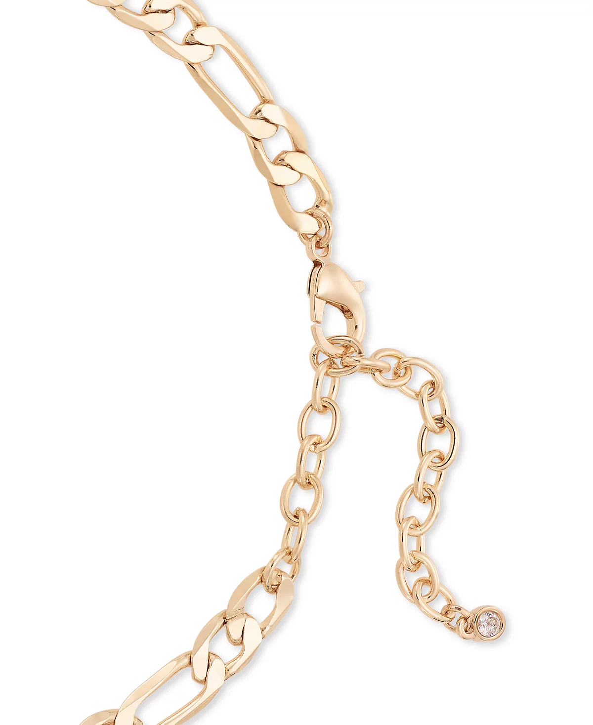 On 34th Gold-Tone Crystal - Imitation Pearl Mixed Charm Necklace 18 3 extender Created for Macys 7490₽