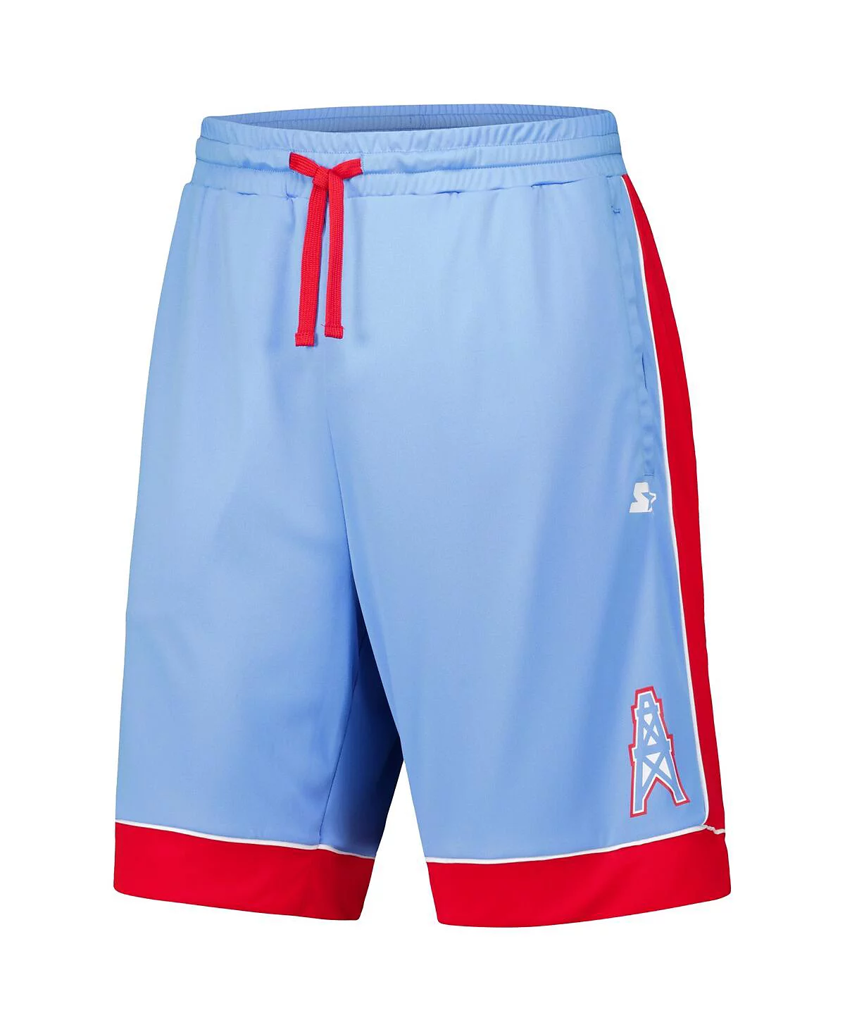 Starter Mens Light BlueRed Houston Oilers vintage - like Fan Favorite Shorts 6990₽