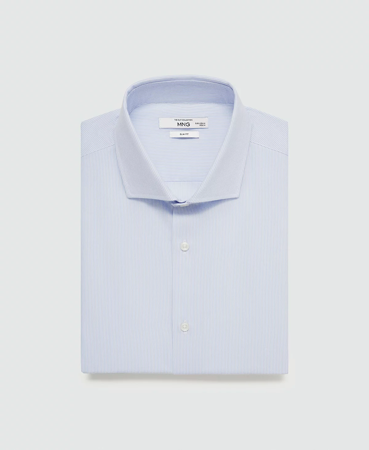 Mango Mens Twill Pinstripe Dress Shirt 9490₽