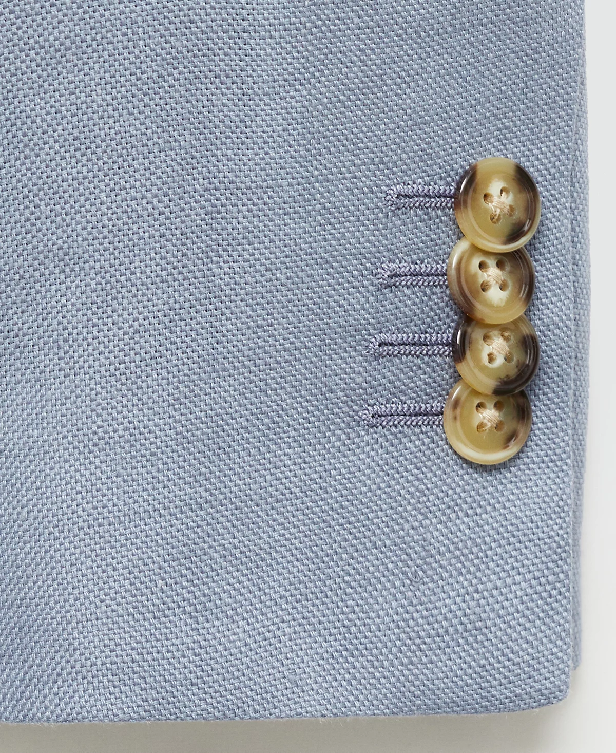 MANGO Mens Herringbone Linen Suit Jacket 15190₽