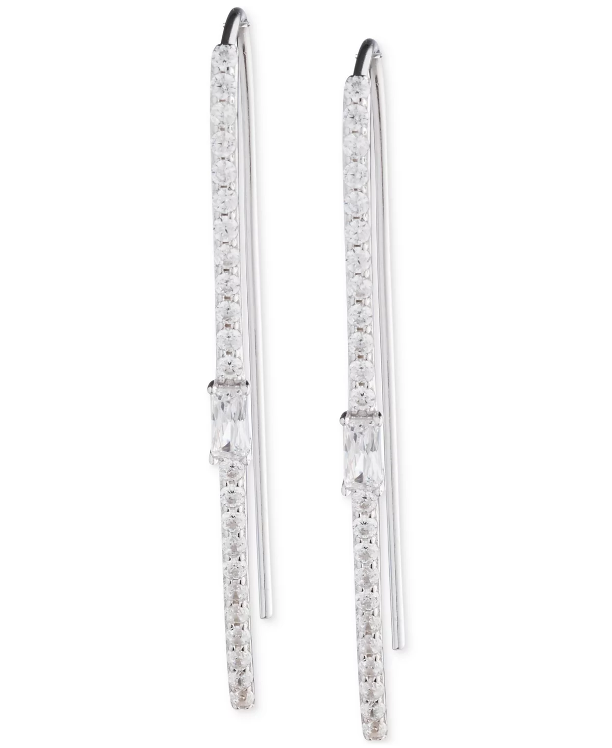 Lauren Ralph Lauren Sterling Silver Cubic Zirconia Threader Earrings 21890₽