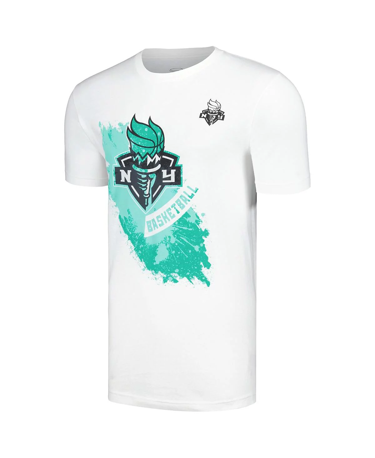 Stadium Essentials Mens and Womens White New York Liberty Splashed T-Shirt 6690₽