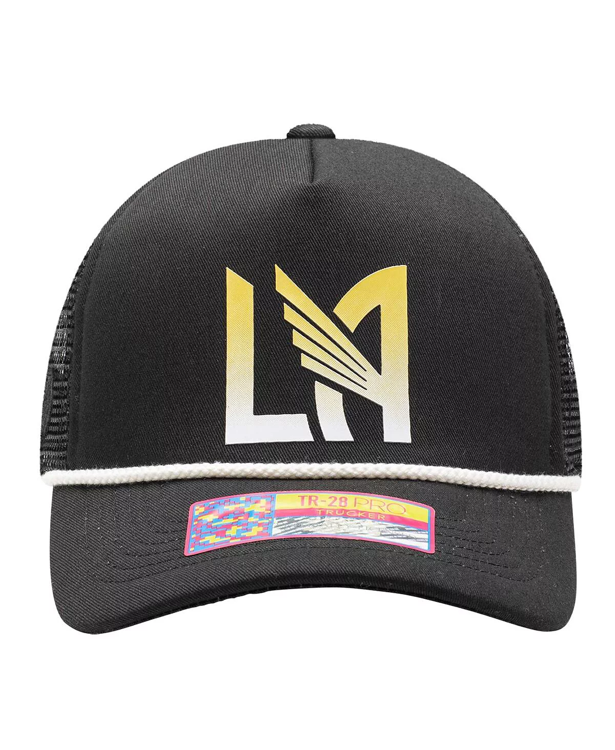 Fan Ink Men's Black LAFC Atmosphere Trucker Adjustable Hat
