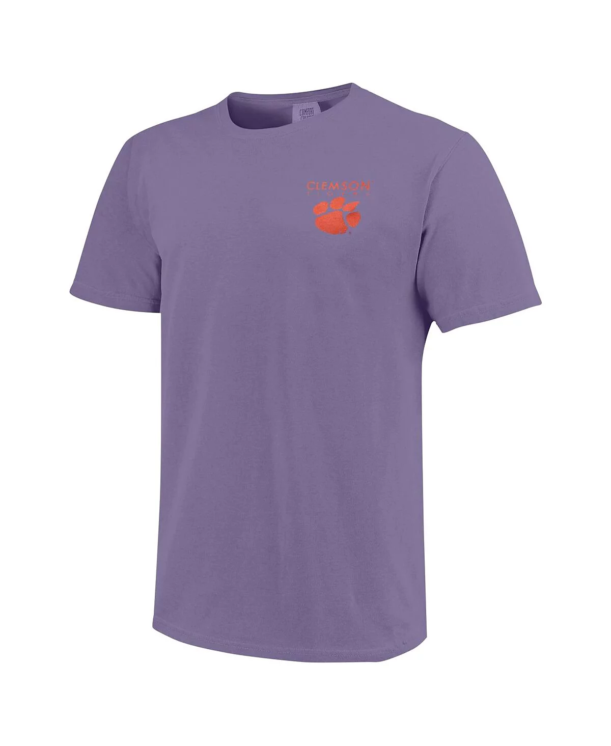 Image One Men's and Women's Purple Clemson Tigers Scenic Comfort Colors T-Shirt