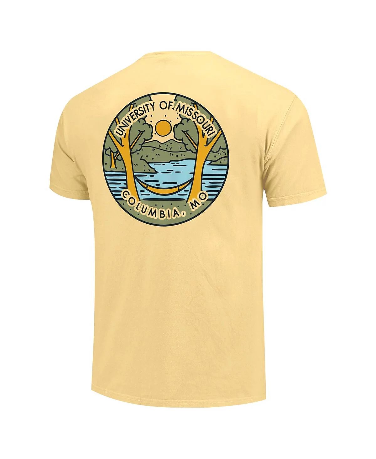 Image One Mens and Womens Gold Missouri Tigers Scenic Comfort Colors T-Shirt 6690₽