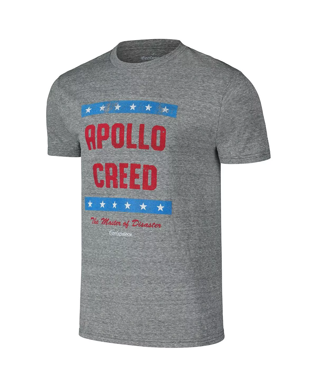 Contenders Clothing Men's Heather Gray Rocky Apollo Creed Master of Disaster T-Shirt