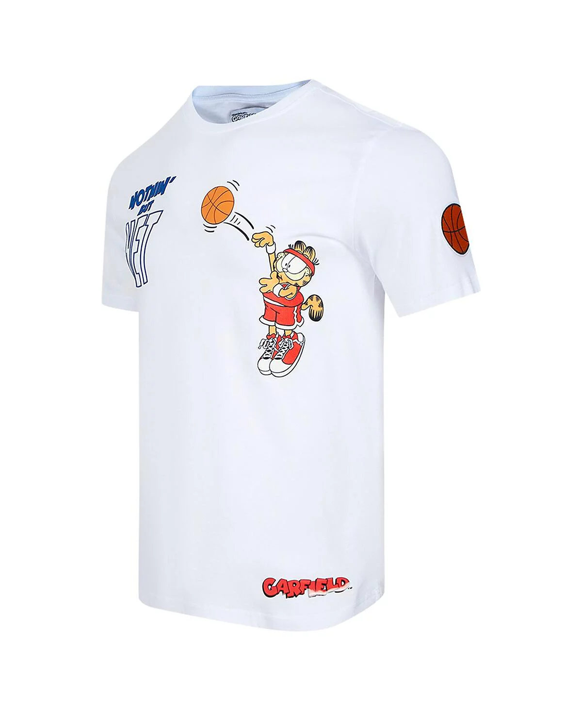 Freeze Max Men's White Garfield Nothin' but Net T-Shirt