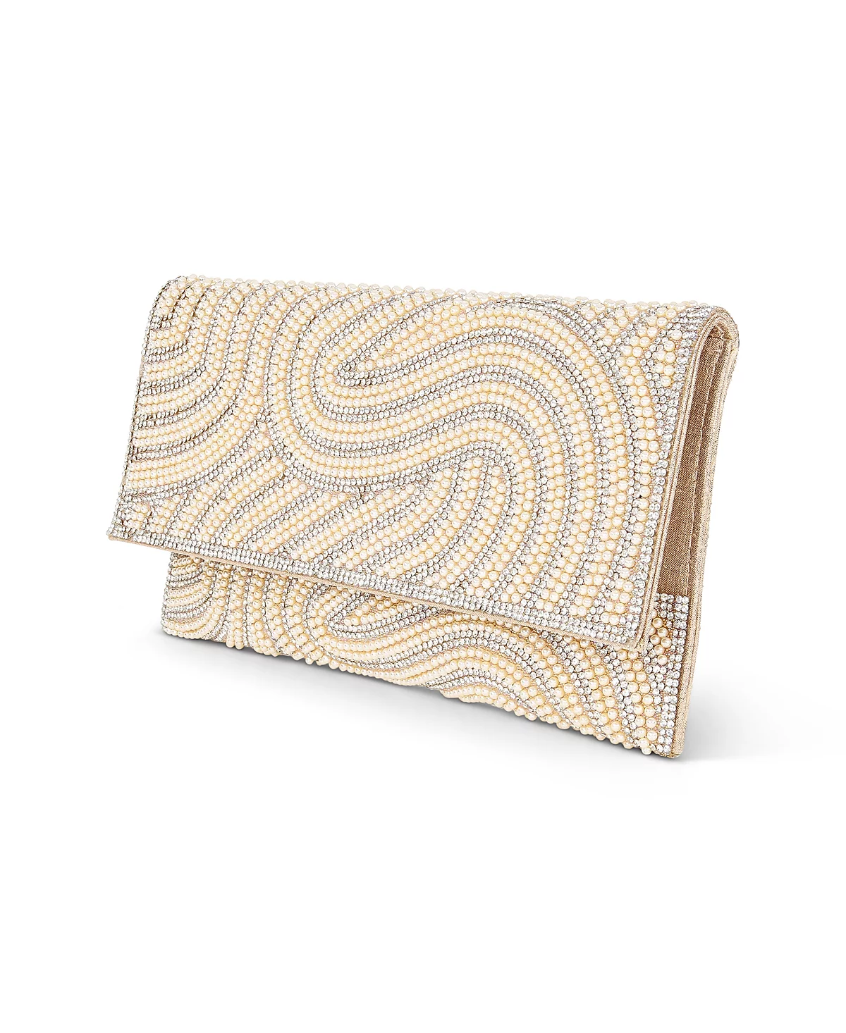 Womans Tina Beaded Swirl Envelope Clutch 10990₽