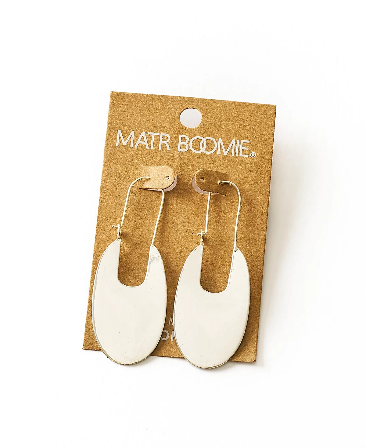 Matr Boomie Bhavani Elongated Hoop Earrings