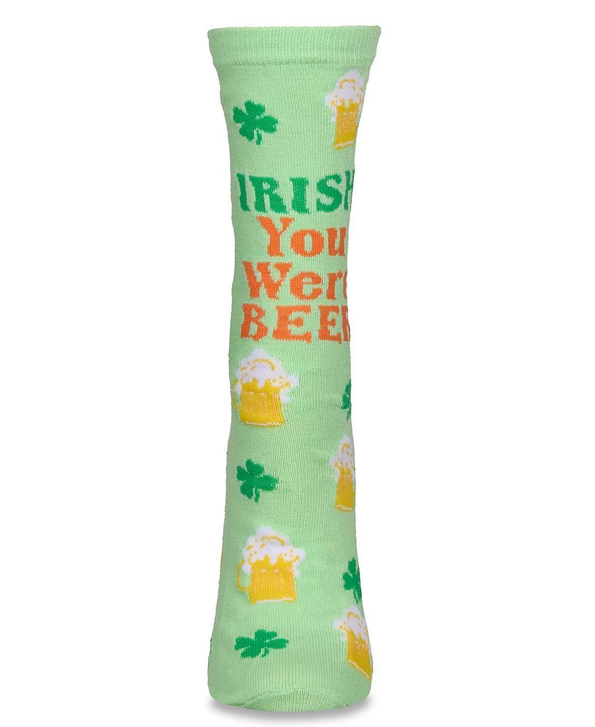Irish You Were Beer Greeting Card Crew Socks