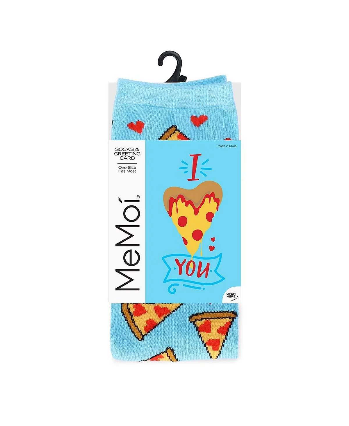 U Gotta Pizza My Heart Greeting Card Socks 2690₽