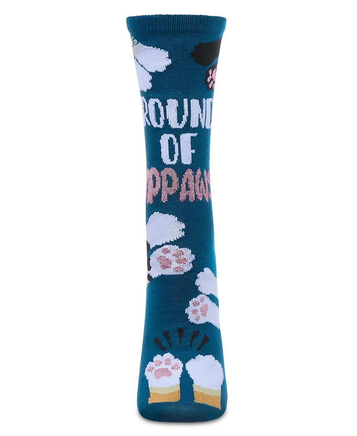 Round Of Appaws Greeting Card Crew Socks