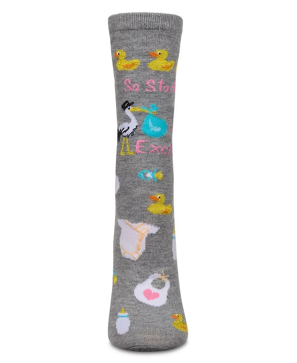 So Storked - Excited Greeting Card Crew Socks