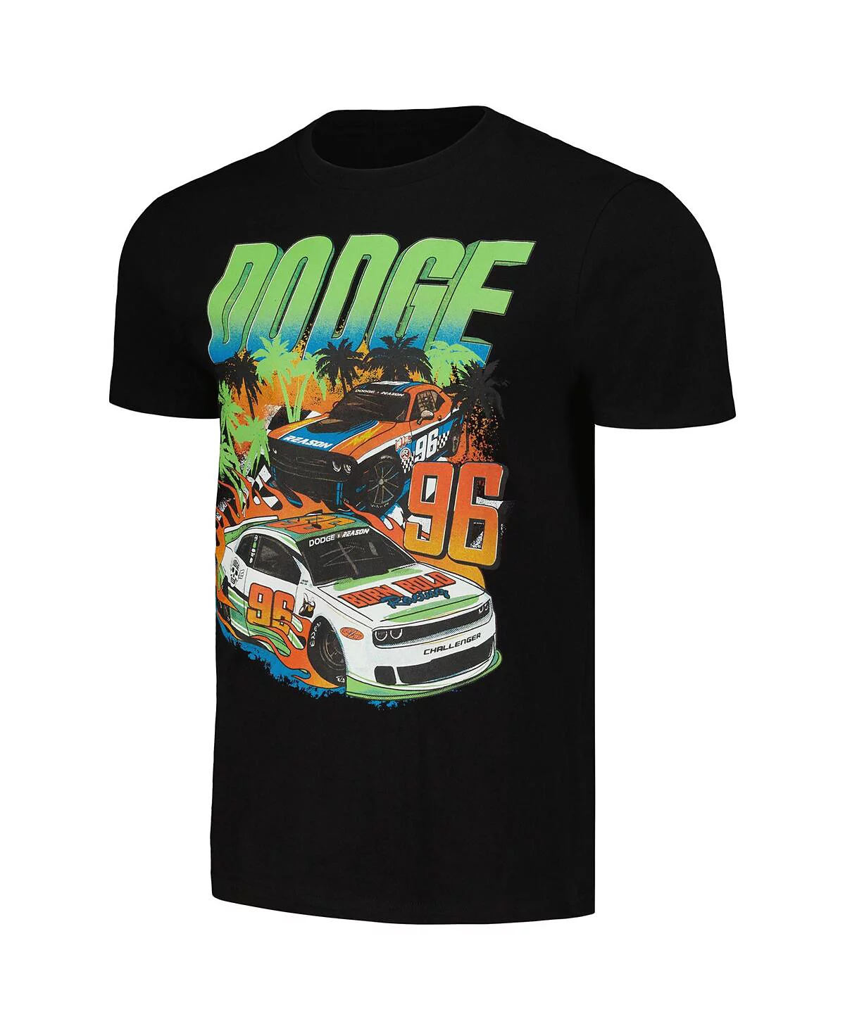 Reason Men's Black Dodge '96 Graphic T-Shirt