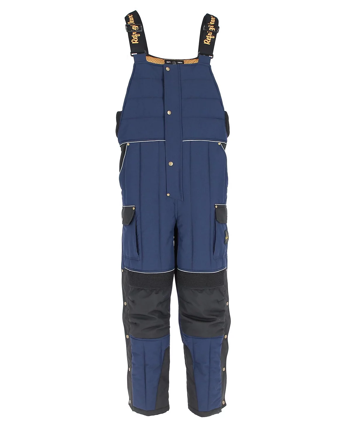 RefrigiWear Big - Tall 54 Gold Water-Resistant Insulated Bib Overalls 53590₽