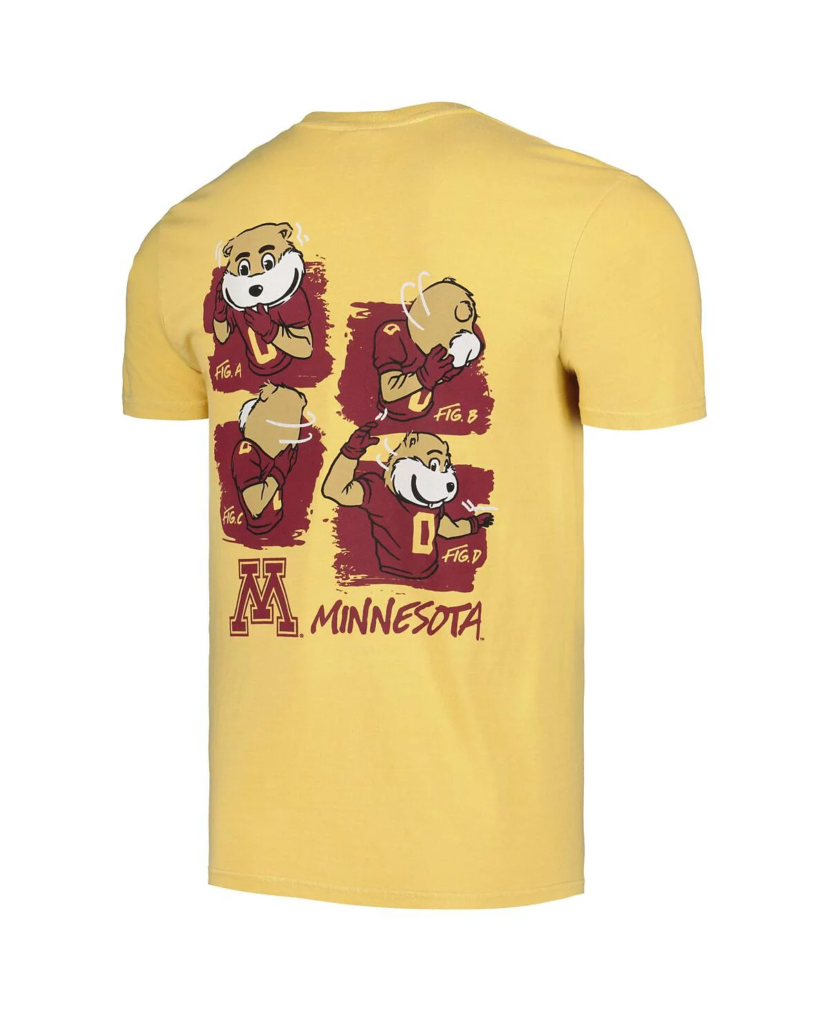 Image One Mens and Womens Gold Minnesota Golden Gophers Hyper Local Spinning Storyboard T-Shirt 6690₽