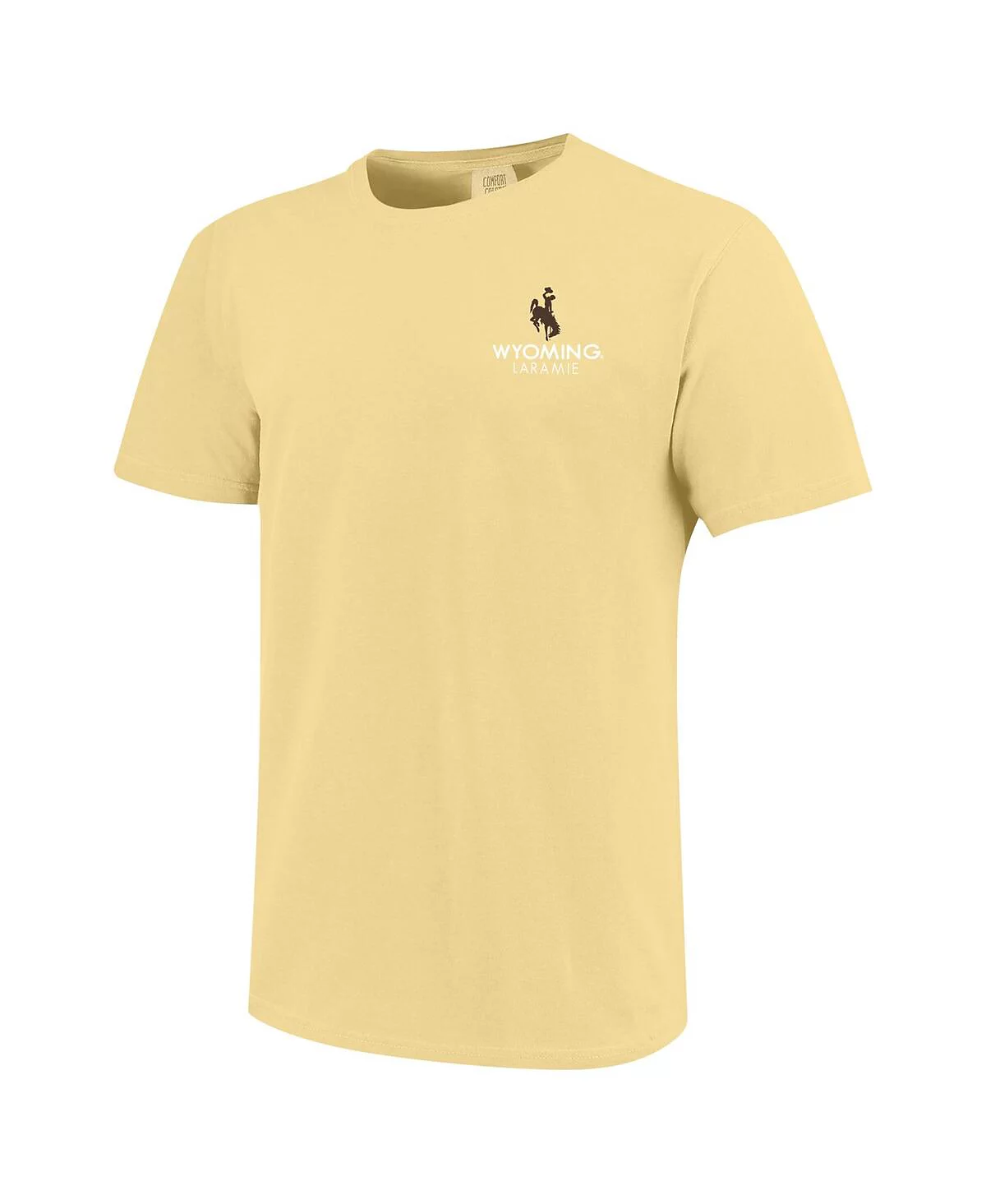 Image One Men's and Women's Gold Wyoming Cowboys Scenic Comfort Colors T-Shirt