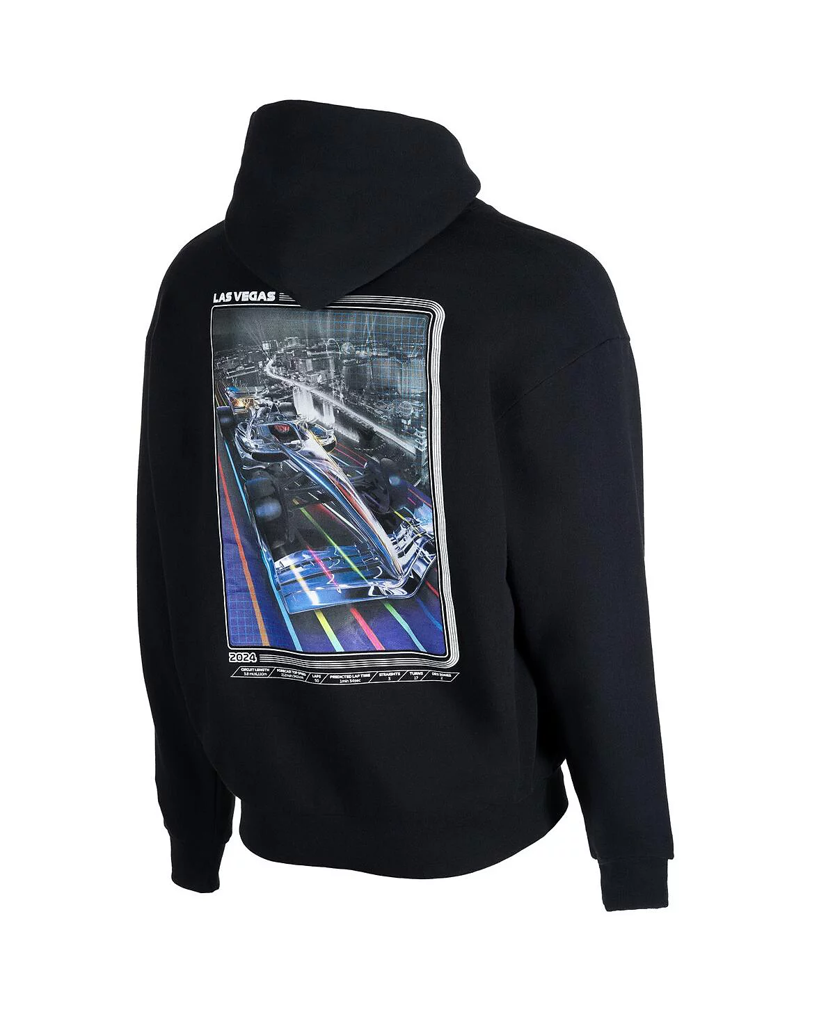 Insomniac Men's and Women's Black 2024 Las Vegas Grand Prix Classic Pullover Hoodie