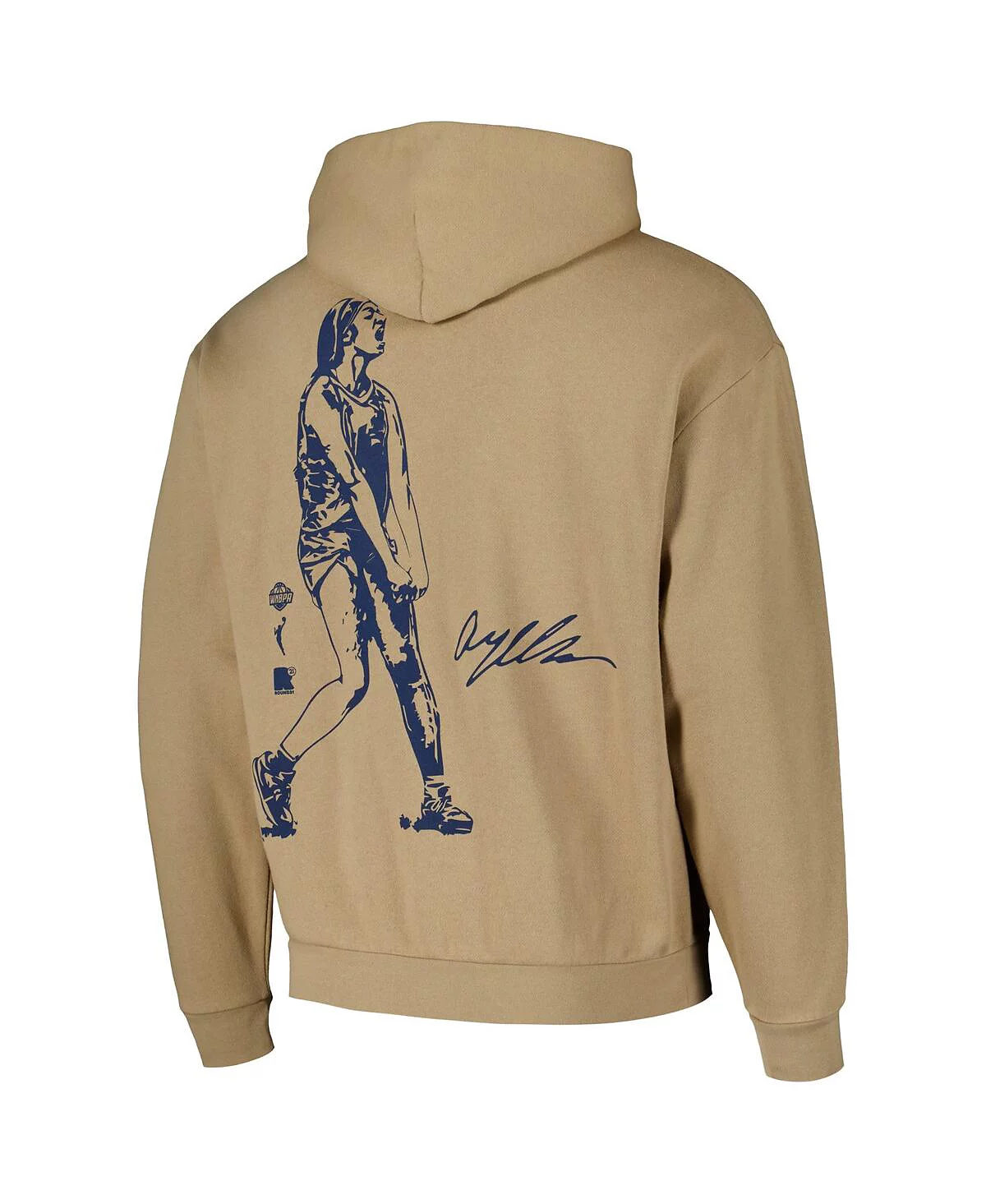 Round21 Men's and Women's Angel Reese Tan Chicago Sky Player Pullover Hoodie