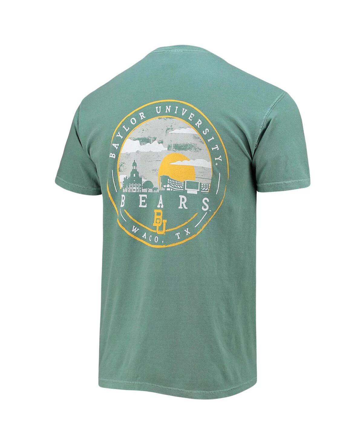 Image One Mens Green Baylor Bears Circle Campus Scene T-Shirt 6690₽