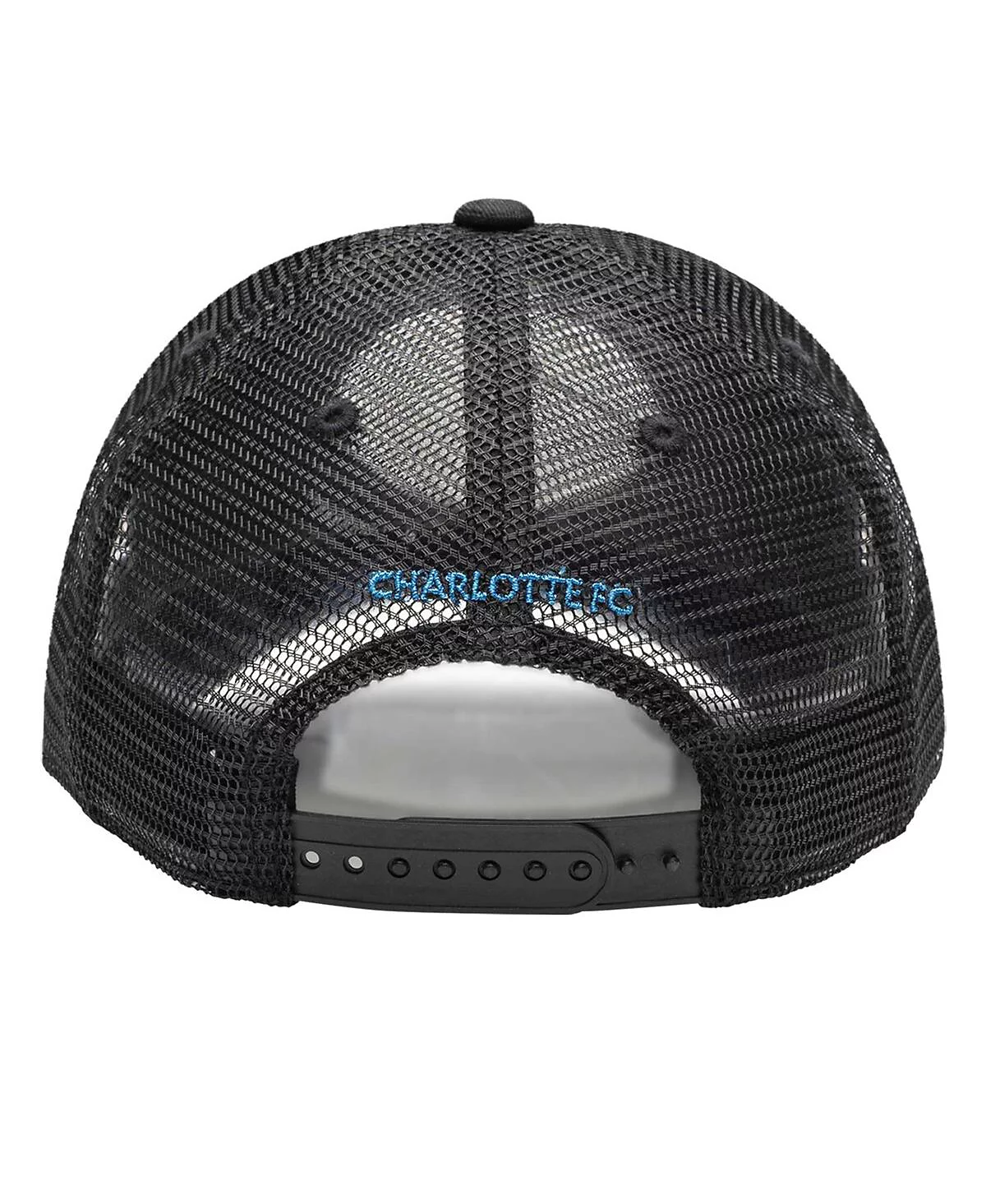 Fan Ink Men's Black Charlotte FC Atmosphere Trucker Adjustable Hat