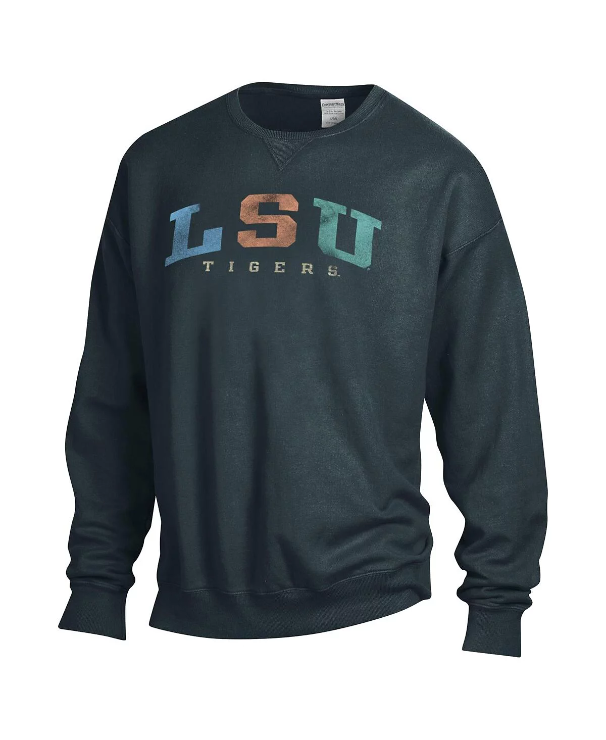 Comfortwash Men's and Women's Gray LSU Tigers Oversized Pullover Sweatshirt