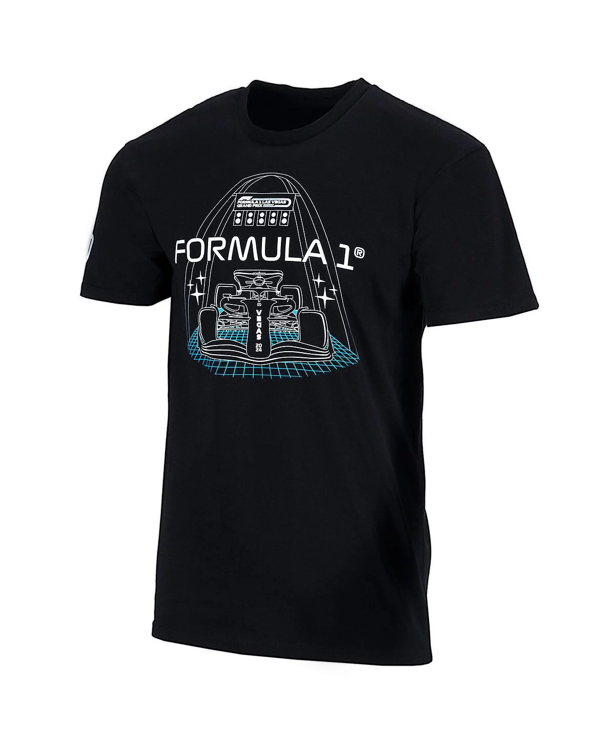 Insomniac Mens and Womens Black 2024 Las Vegas Grand Prix Race Ready T-Shirt 7590₽