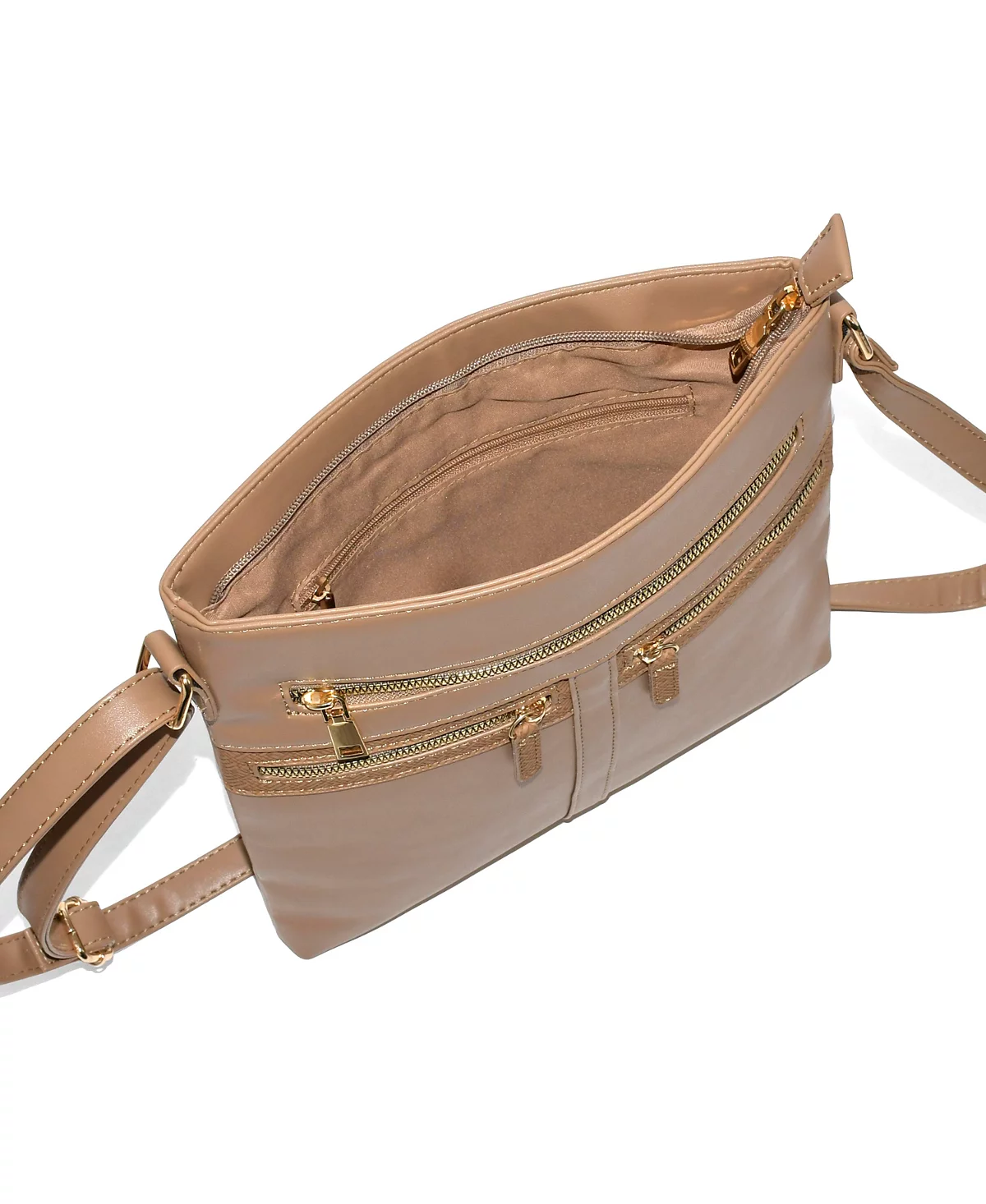 NICCI Ladies Crossbody Bag with Zipper Design 9490₽