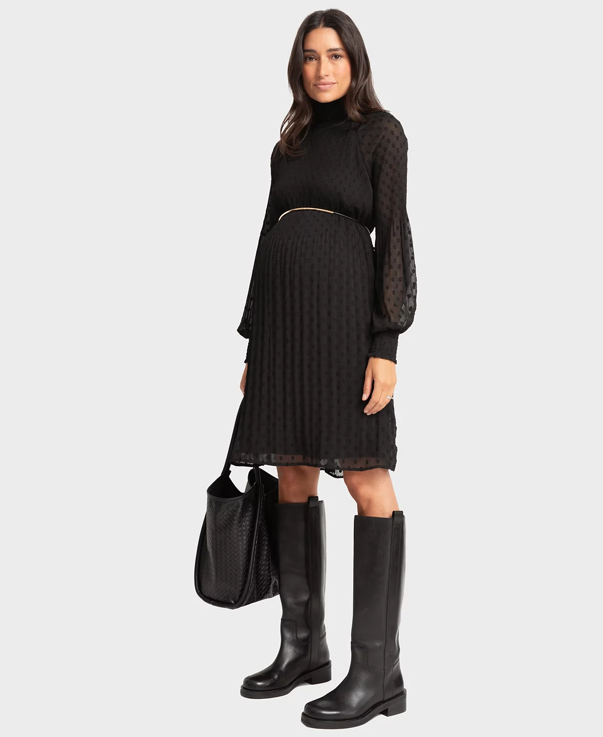 Seraphine Women's Maternity Pleated Dress