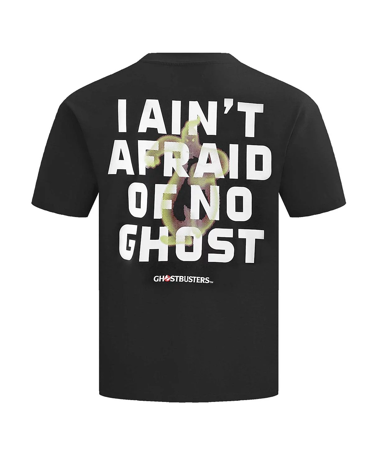 Freeze Max Mens and Womens Black Ghostbusters Afraid of No Ghosts Dropped Shoulder T-Shirt 7990₽