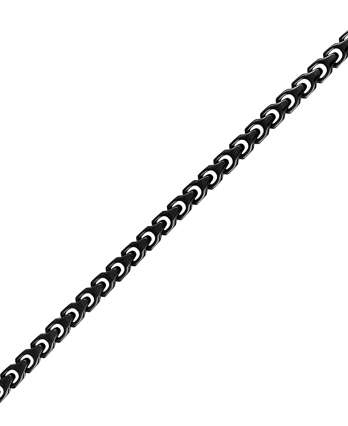 Bulova Black-Tone Stainless Steel Link Chain Bracelet 23790₽