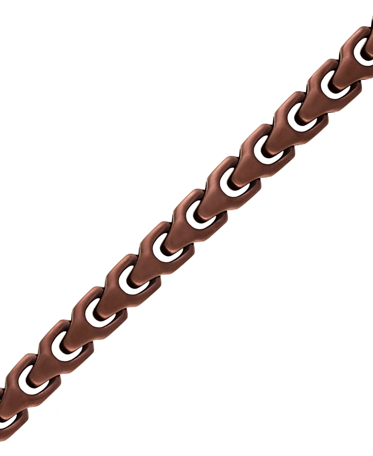 Bulova Brown-Tone Stainless Steel Link Bracelet