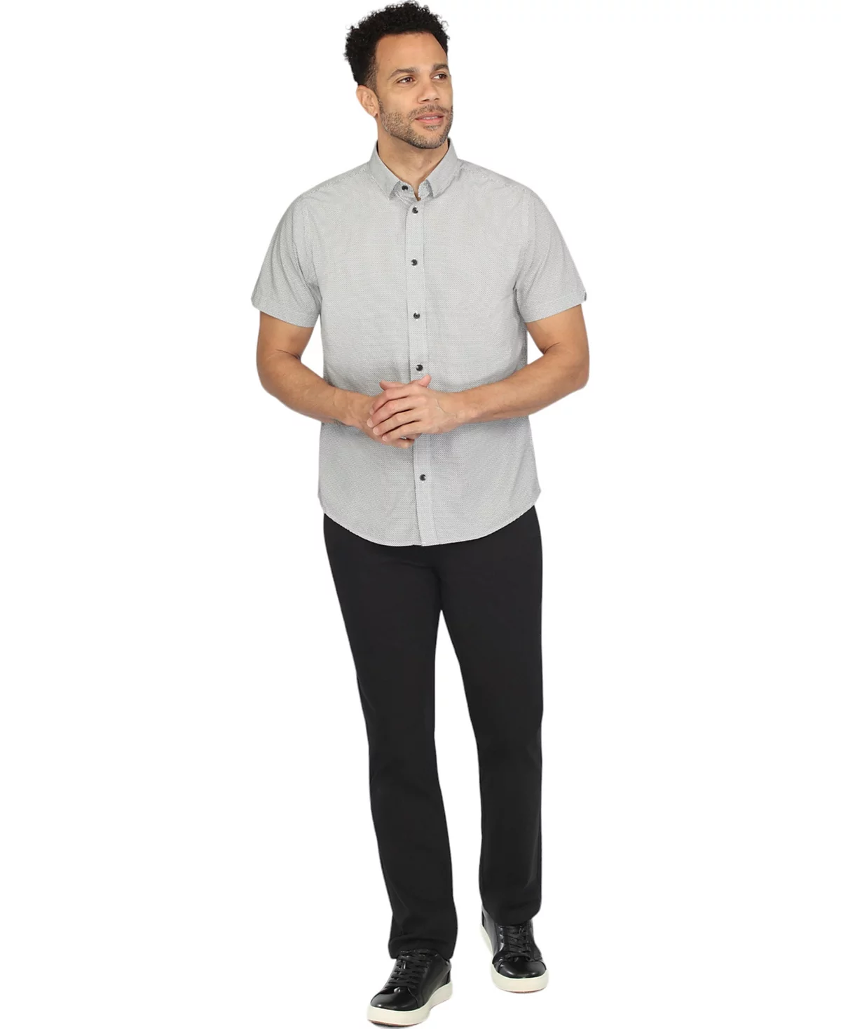 Vustra Men's Print Short Sleeve Shirt