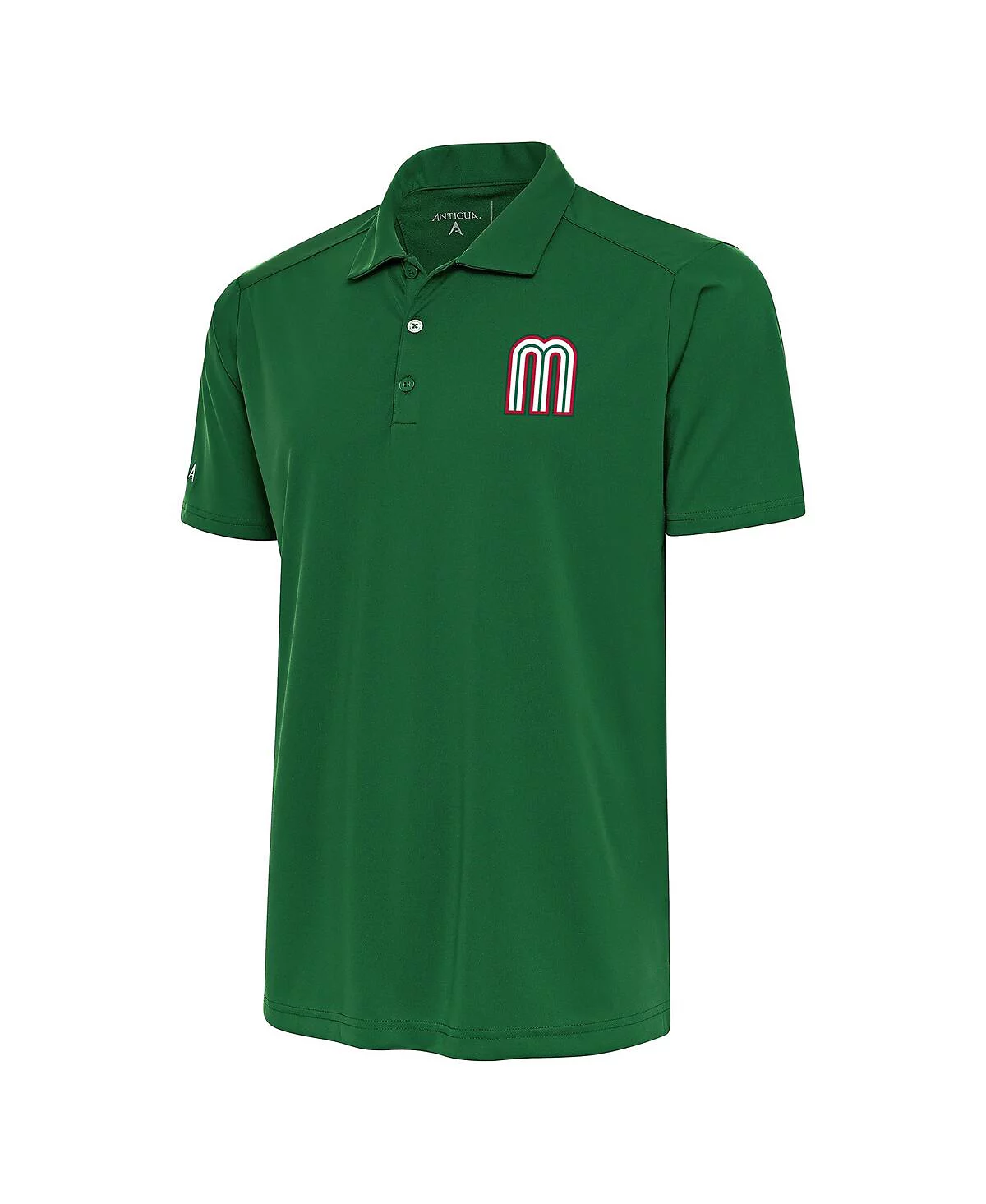 Antigua Mens Forest Green Mexico Baseball 2023 World Baseball Classic Tribute Polo 10290₽