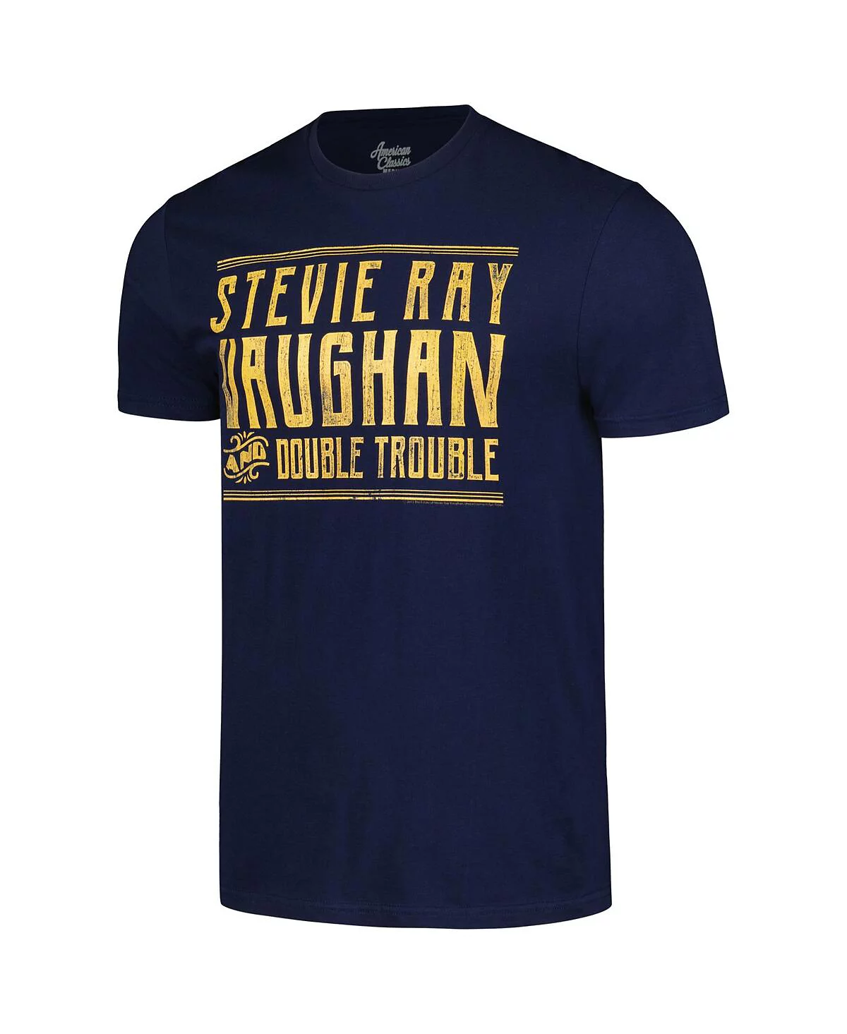 American Classics Men's and Women's Navy Stevie Ray Vaughan Double Trouble Graphic T-Shirt