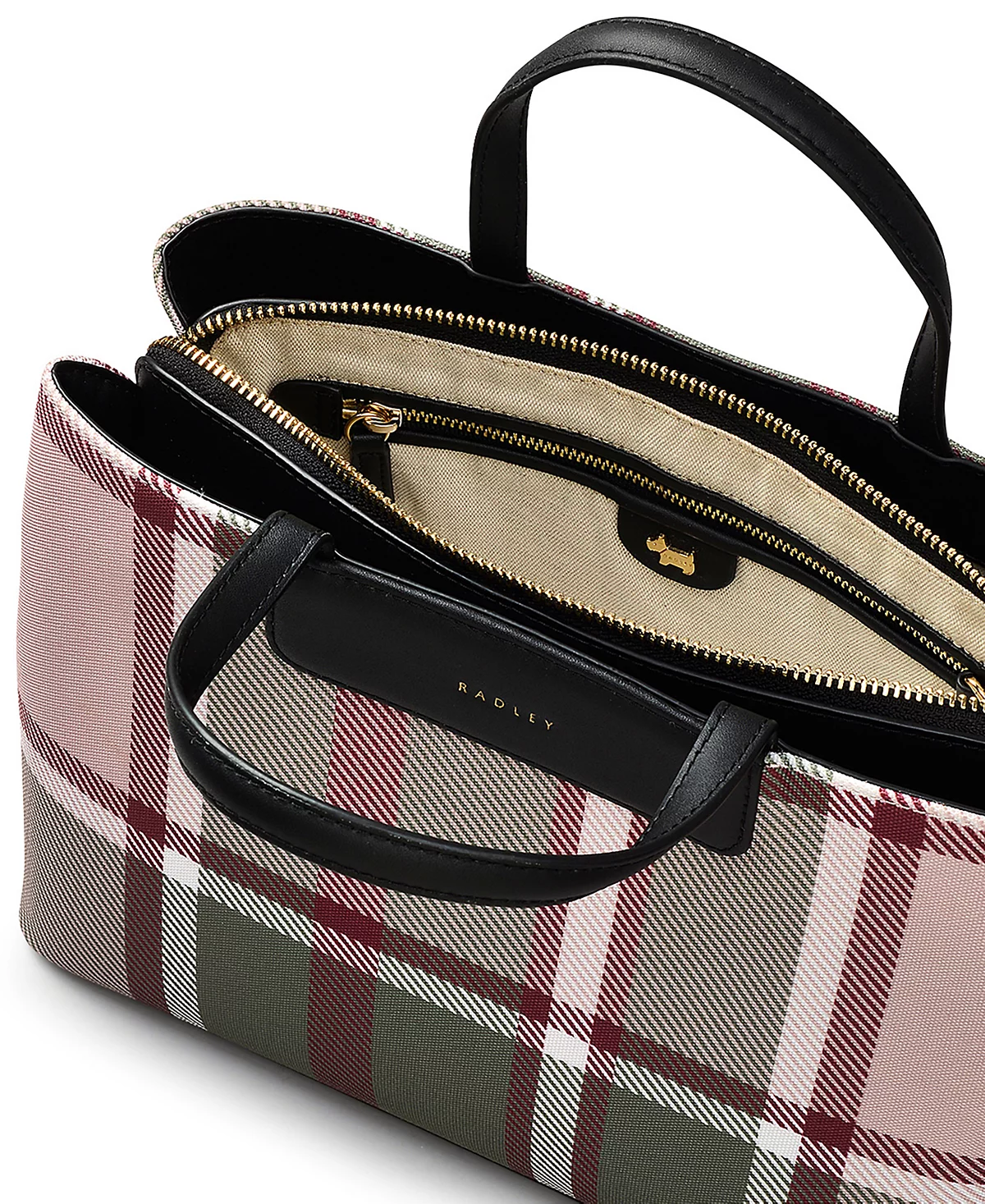 Radley London Manor Gardens Check Small Zip-Top Grab Bag 15090₽