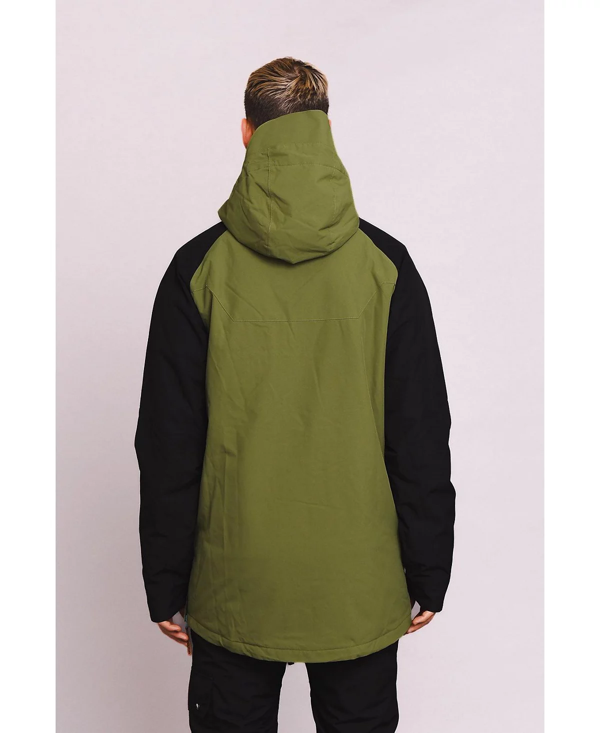 OOSC Mens Snow Park Overhead Jacket - Orange - Khaki 56890₽